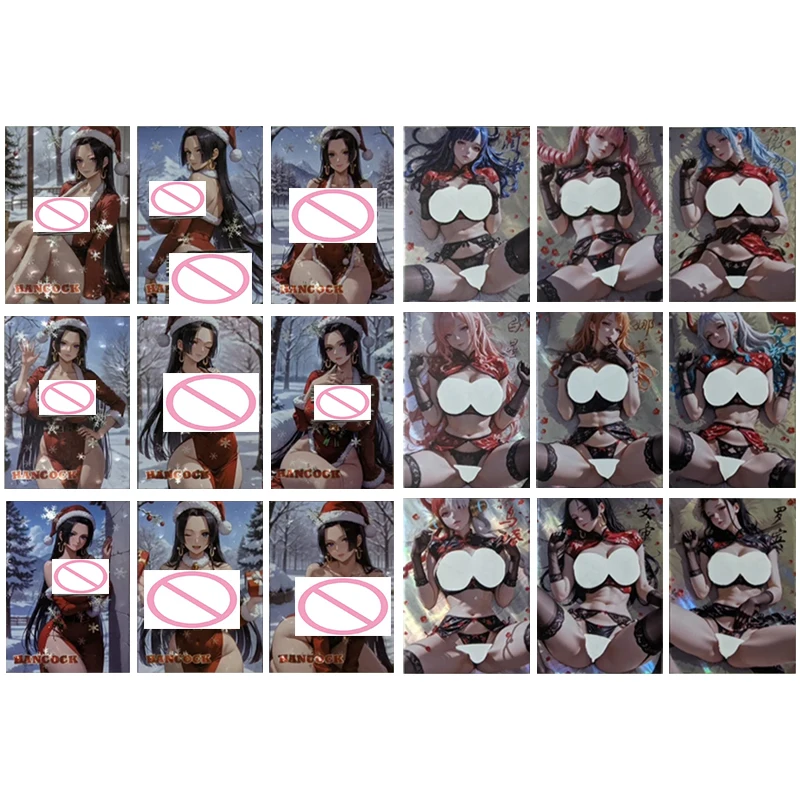 

Japanese Anime One Piece Nami Nico Robin Ulti Perona Shirahoshi Collectible Cards Christmas Birthday Gifts Children's Toys