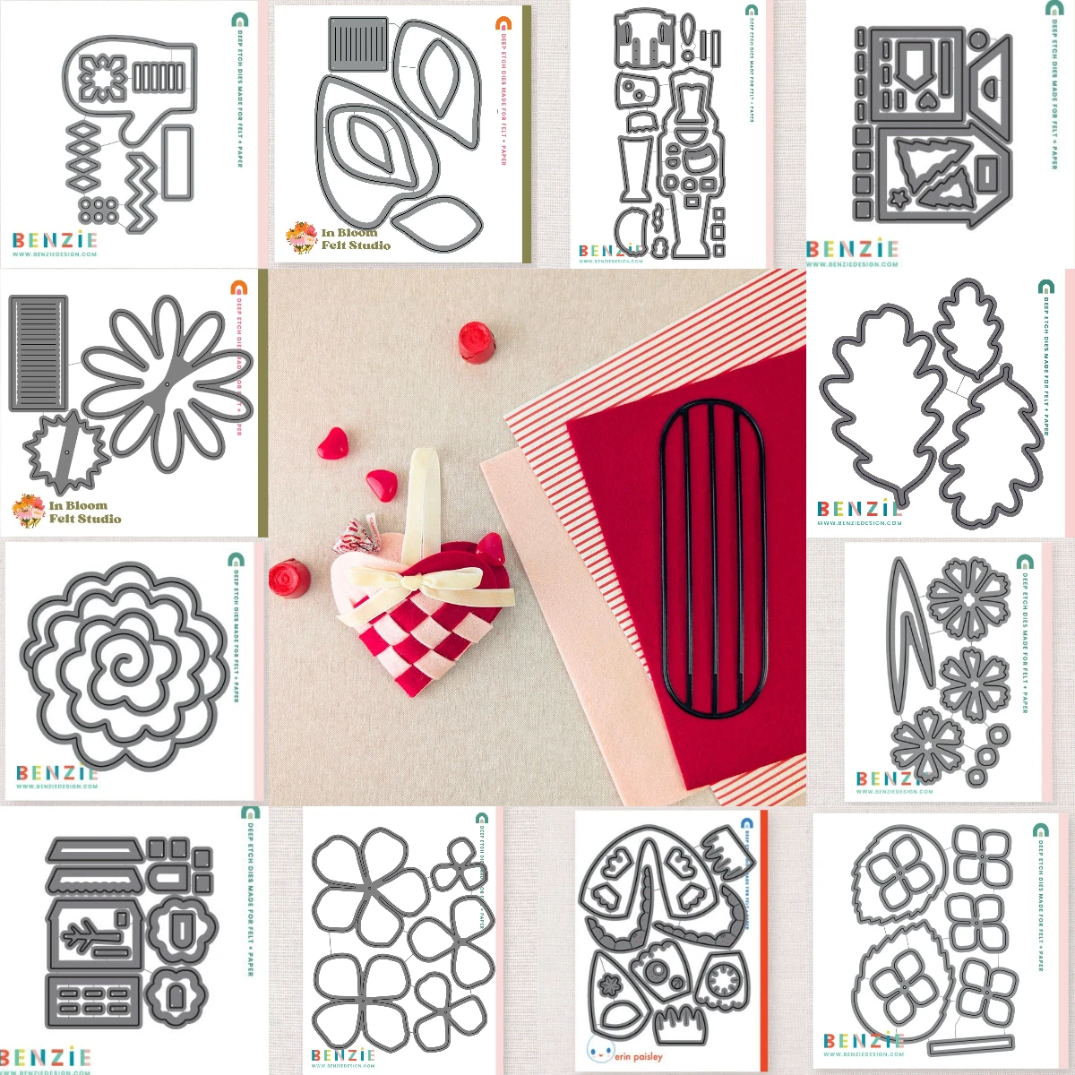 Cabaña de galletas de jengibre, troqueles de fieltro para manualidades de álbum de recortes, plantilla para álbum de fotos, decoración hecha a mano, 2025