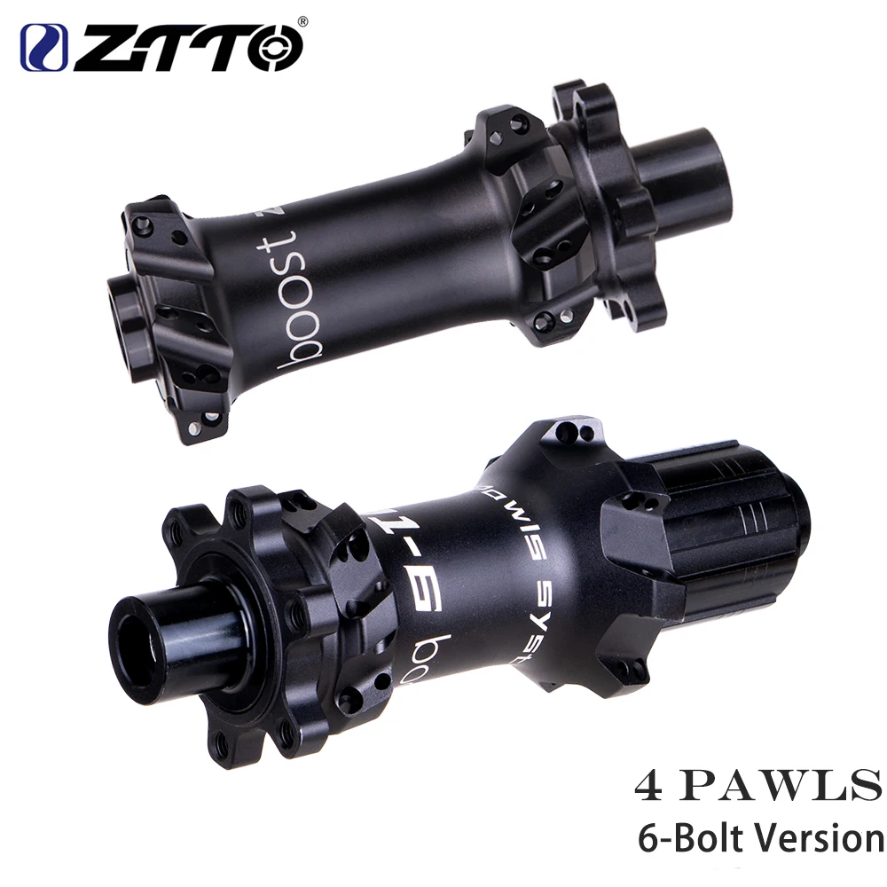 ZTTO M1 MTB Bike Hub Straightpull BOOST 148 Hub Ultralight 28 Hole HG XD MS Core 4 Pawls 6-Bolt 12Speed Thru Axle Hub 12x148