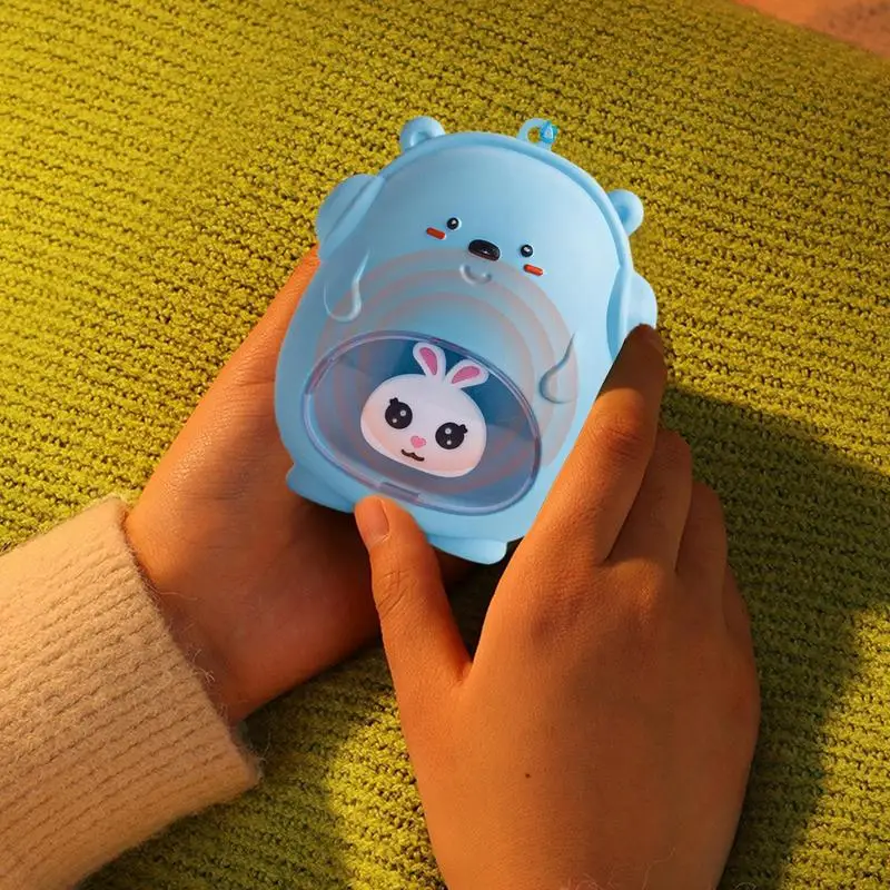 USB Hand Warmer Bear-Shaped Hands Hot Warmer Reusable Winter Hand Warmer Bunny Hands Hot Warmer 3-Settings For Home Outdoors