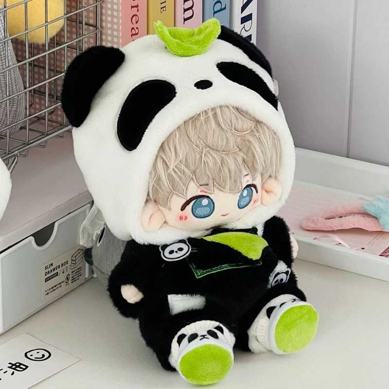 جديد 20/40 سنتيمتر فستان لطيف عارية دمية ضوء وليلة أنيمي الألعاب المعبود رقيق معطف الطفل بلوشي دمى الملابس والاكسسوارات اللعب هدية