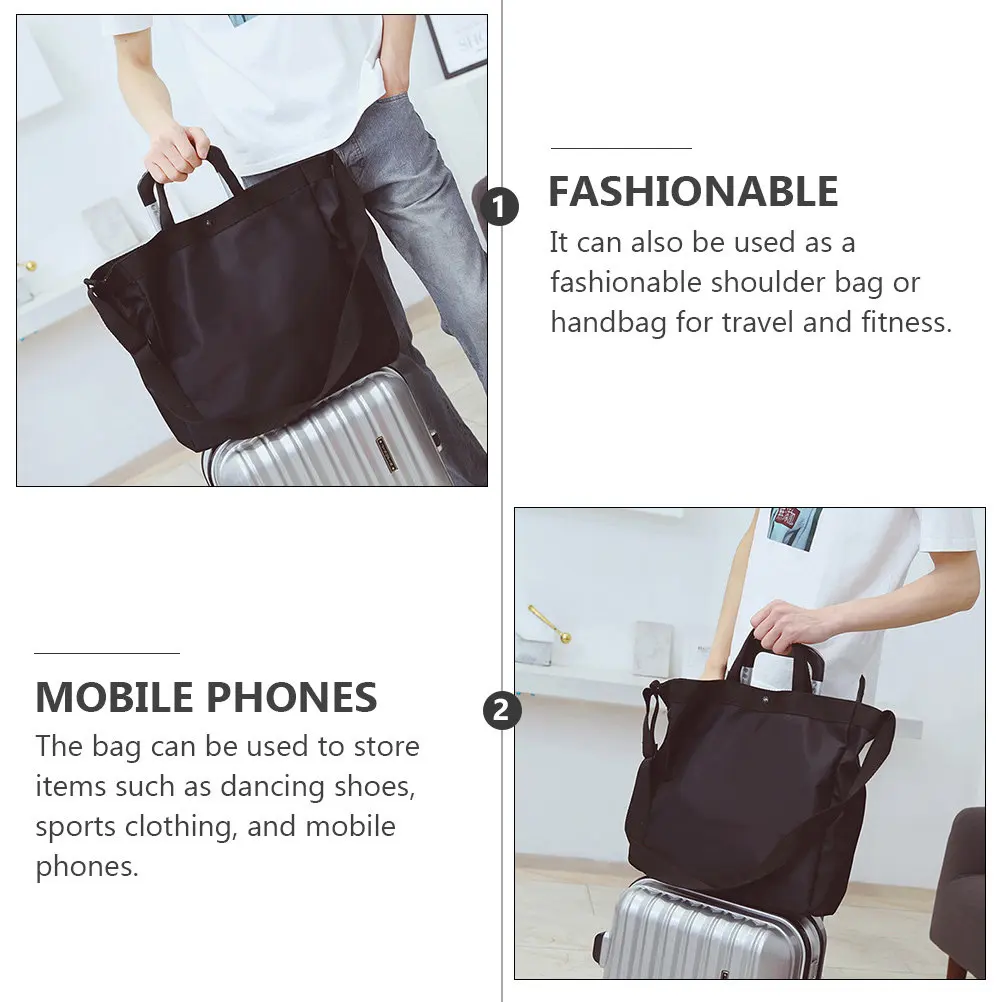 

1Pcs Travel Bag Large Capacity Multifunctional Sport Duffel Handhold Gym Fitness Pouch for Outdoor Yoga Convenient Tote