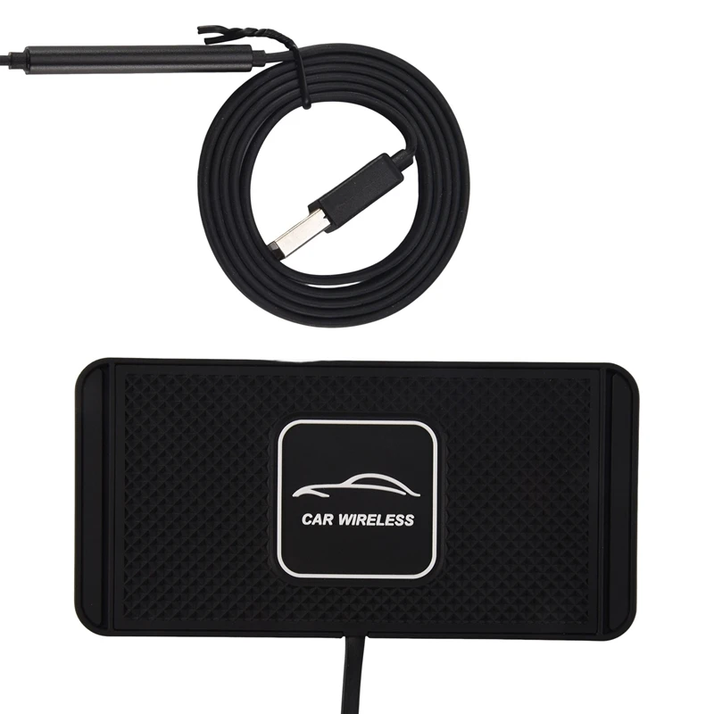 5/7.5/10W C1 Car for Qi Wireless Charger Pad Fast Charging Dock Station Non-Slip Mat