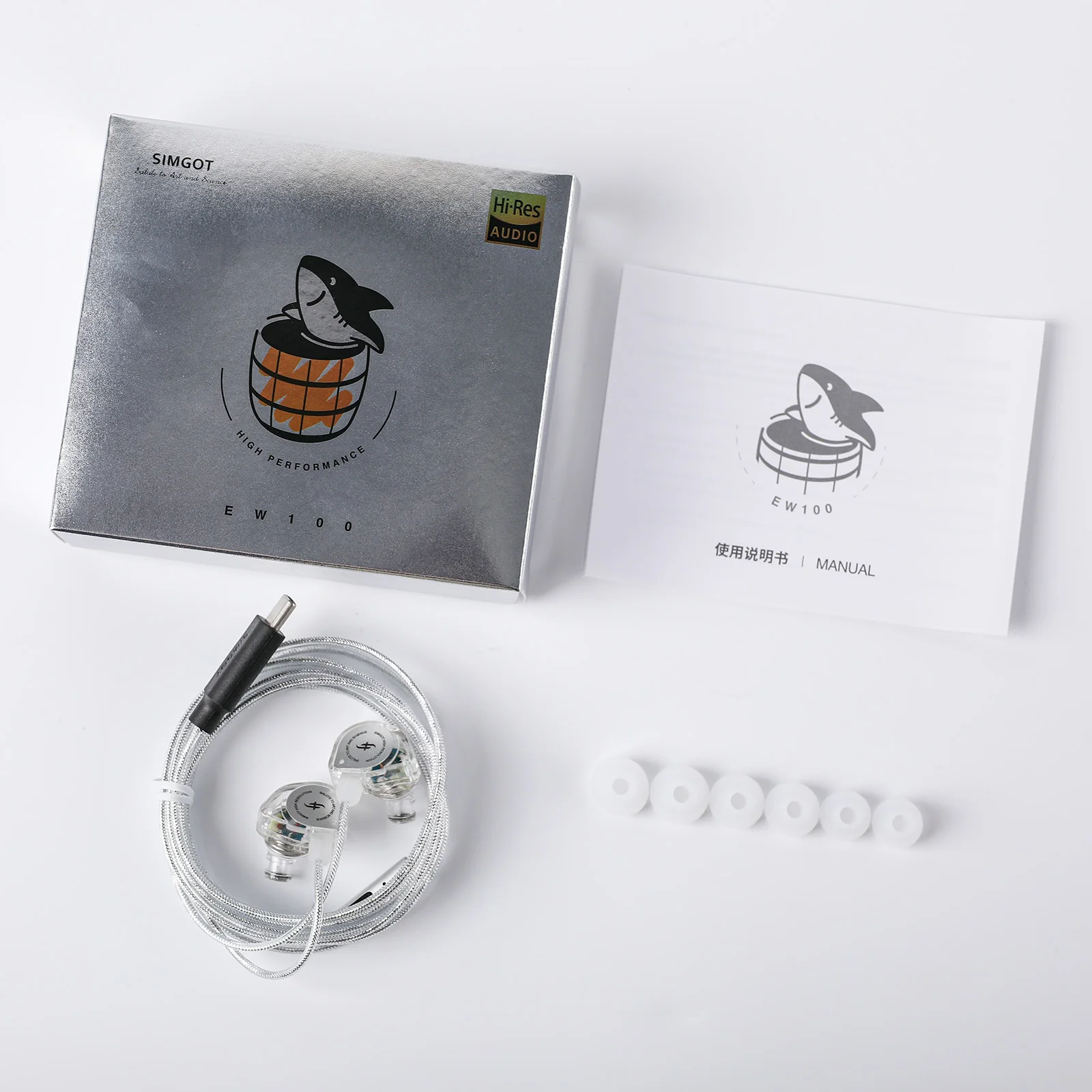 SIMGOT EW100P DSP 10 mm Dual-Cavity Dynamic Driver IEM-Kopfhörer mit Crystal Fidelity Sound-Kopfhörer – Detail 10