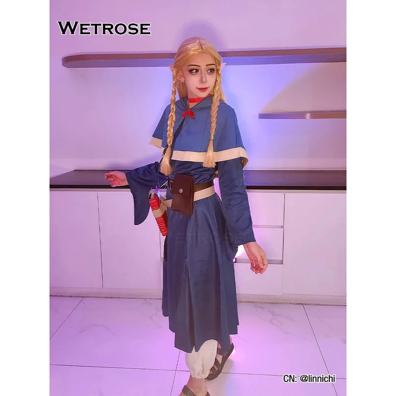 sisi 2233【Wetrose】マルシル・ドナート コスプレ衣装 デリシャス・イン・ダンジョン フード マルシル・ドナト ダンジョンメシセット ウィッグ ハロウィン エルフ