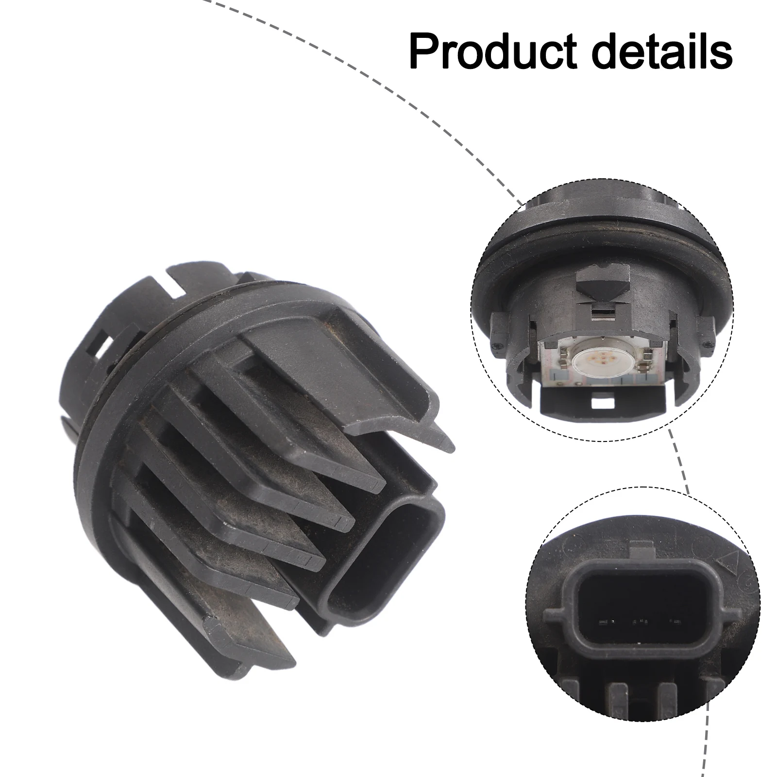 Car Rear LED Tail Light Module Black Plastic Replacement Part 81536-52C80 Automobiles  Exterior Parts Taillight Module Lamp Hood