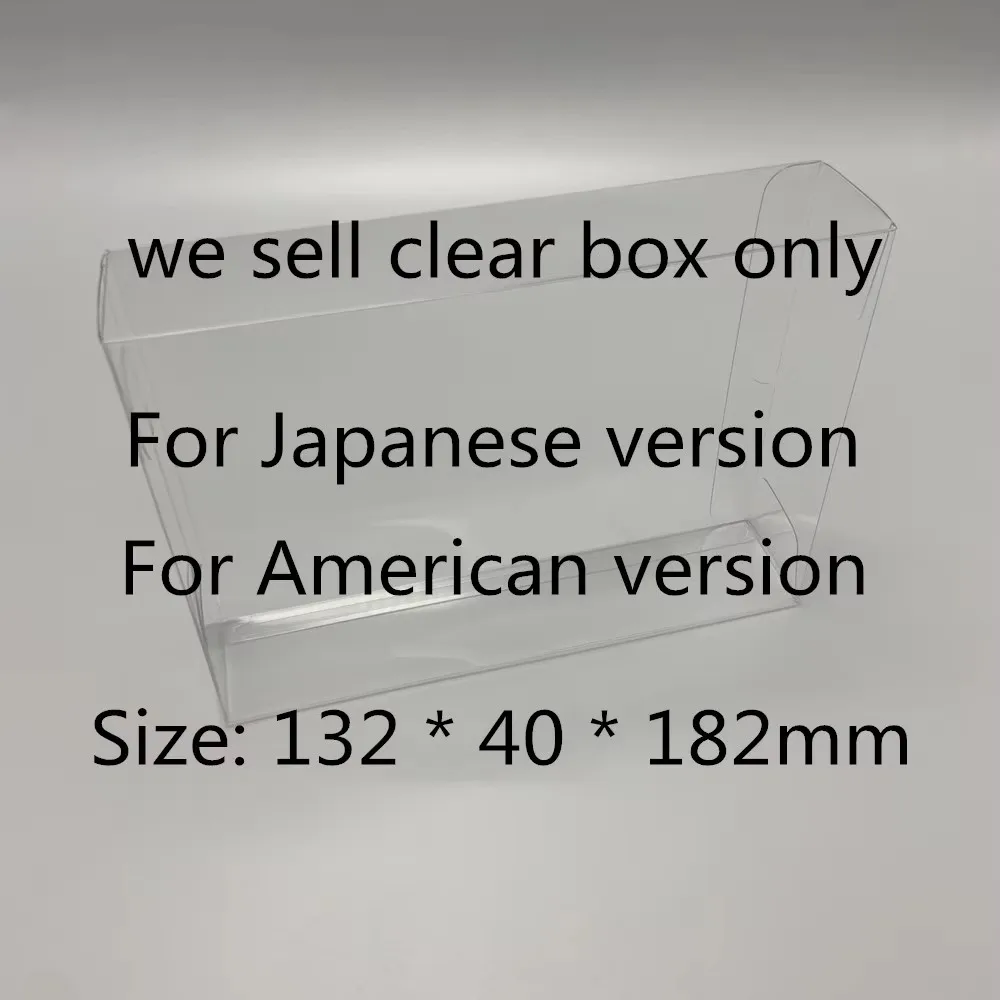 Collection Display Box For 3DSLL/NEW Nintendo 3DS LL/Pokémon Game Storage Transparent Boxes TEP Shell Clear Collect Case