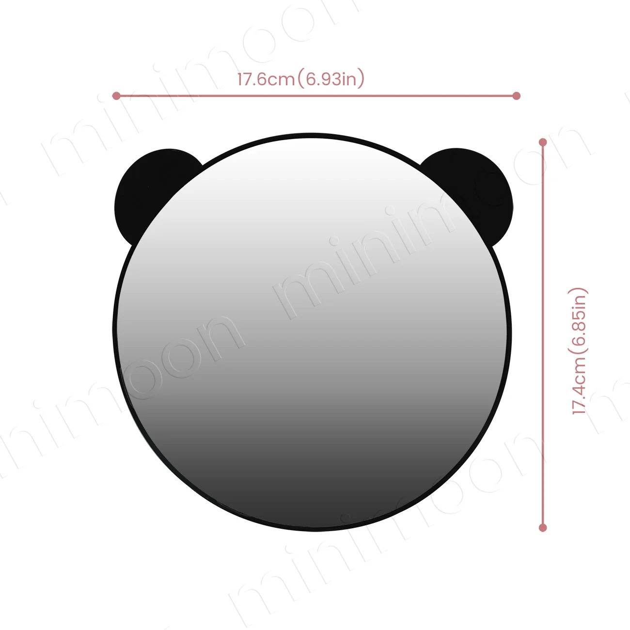 Round Shatterproof Baby Car Mirror, Wide Crystal Clear View for Rear-Facing Infant Safety