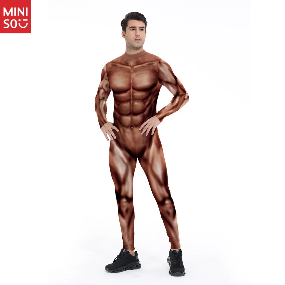Miniso 2025 توريد العضلات عبر الحدود ثلاثية الأبعاد الطباعة الرقمية مرحلة الأداء الملابس أداء الحفلات الملابس الرجال والنساء