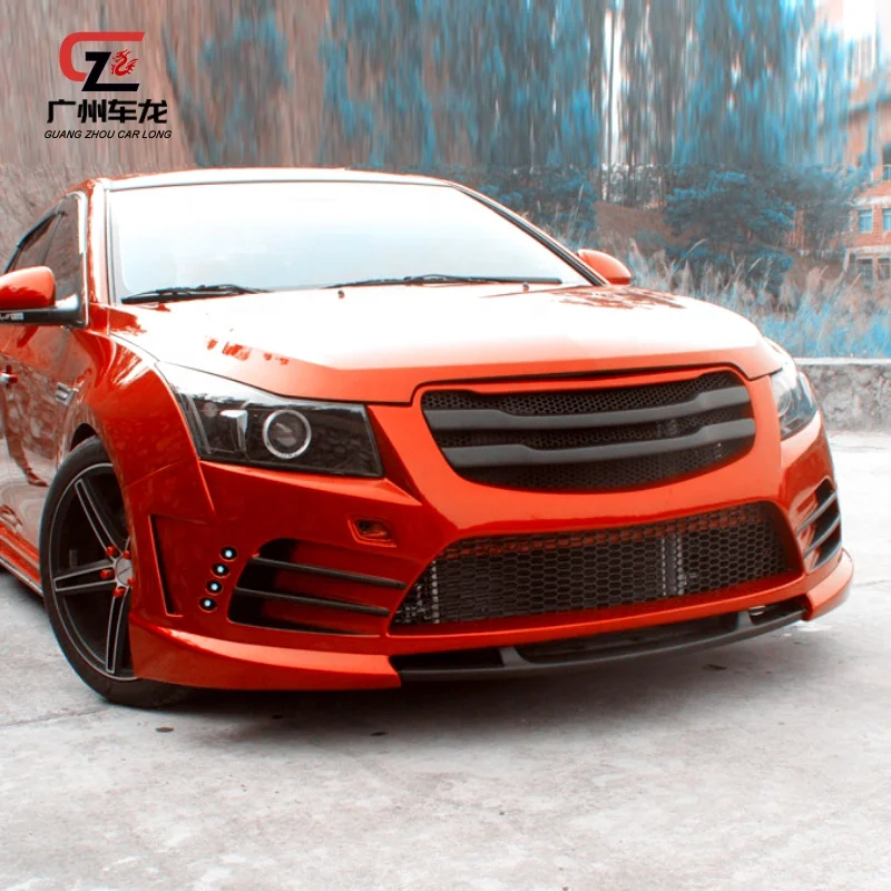 Car Body Kit Front Bumper Rear  Side Skirts For Chevrolet Cruze 2009-2015  bumpers Kits Exterior Covering Systems Parts