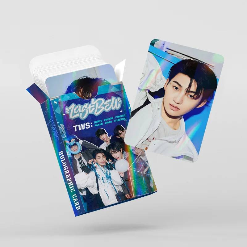 30 ชิ้น/เซ็ตKpop TWSกล่องHolographic Cardการพิมพ์สองด้านHD Photoเคลือบการ์ดLOMO SHINYU DOHOONแฟนคอลเลกชันของขวัญ