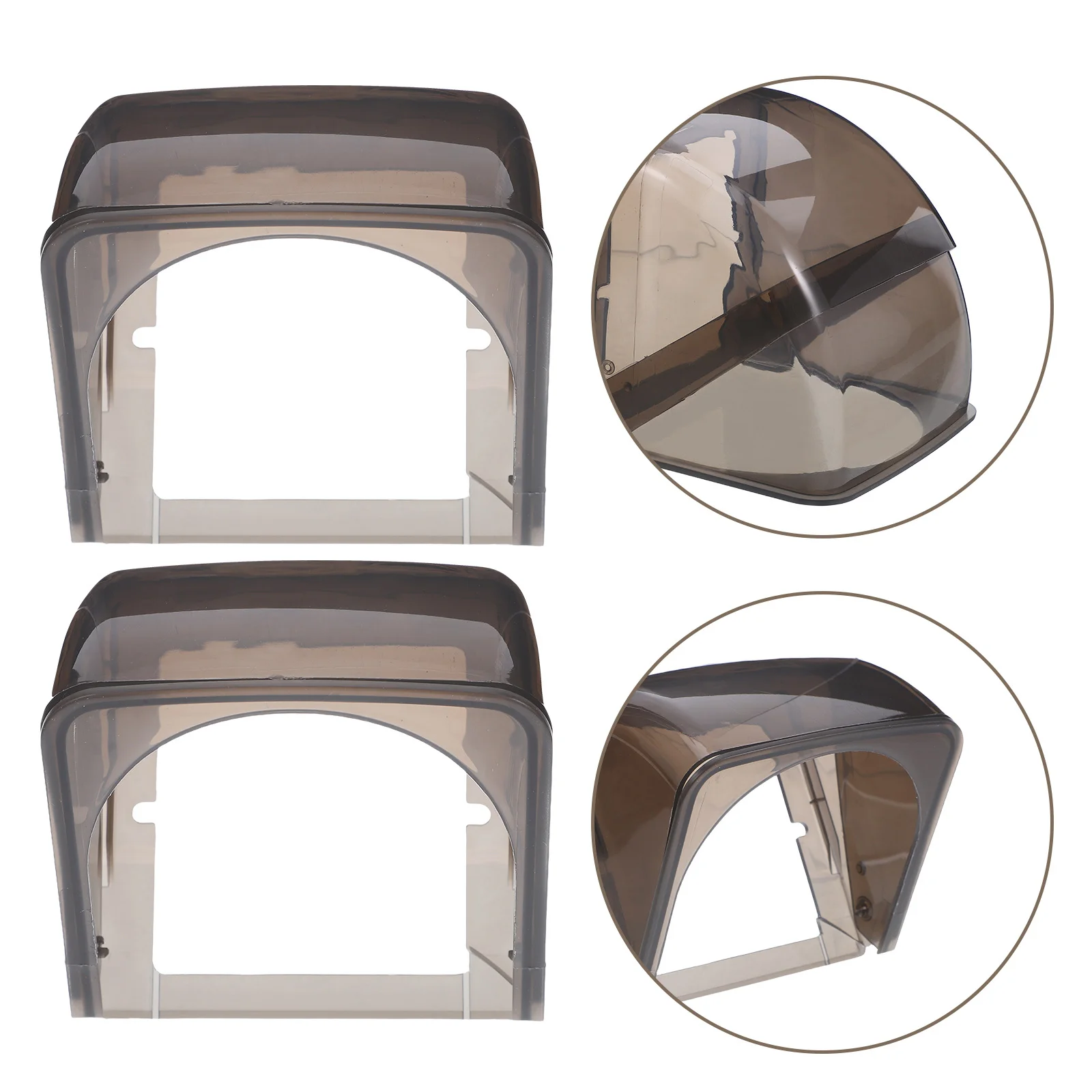 

2pcs Waterproof Outlet Cover Outdoor Universal Fit Exterior Electrical Socket Weatherproof Receptacle Covers Rainproof Plug