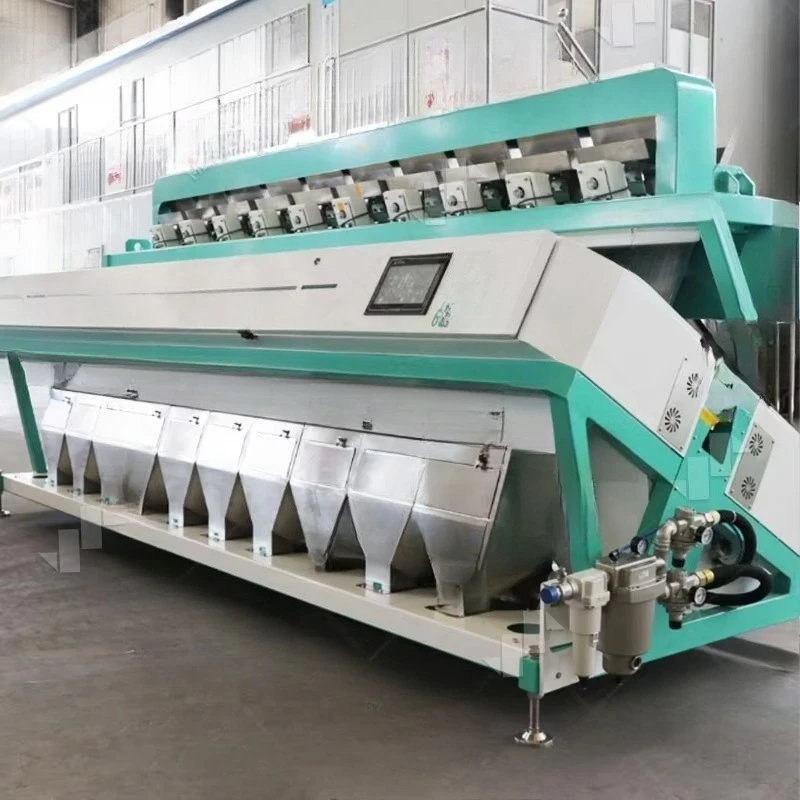10 Chute Macadamia Nir Pulse Nut Soybean Small Rice Color Sorter Colour Mini Machine Rice 6 Ton