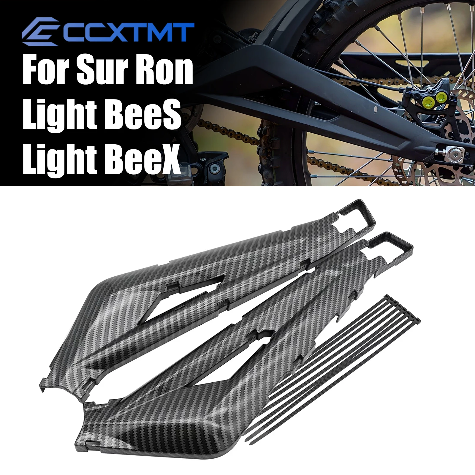 Protector de basculante trasero para motocicleta eléctrica Sur-Ron Sur Ron Surron Light Bee S/X, piezas para motocross eléctrico