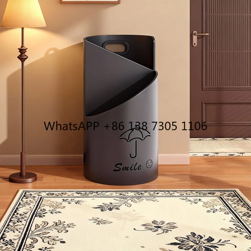 

Umbrella storage rack, plac home storage cylinder at door of the home, put the umbrella bucket, and store the drain