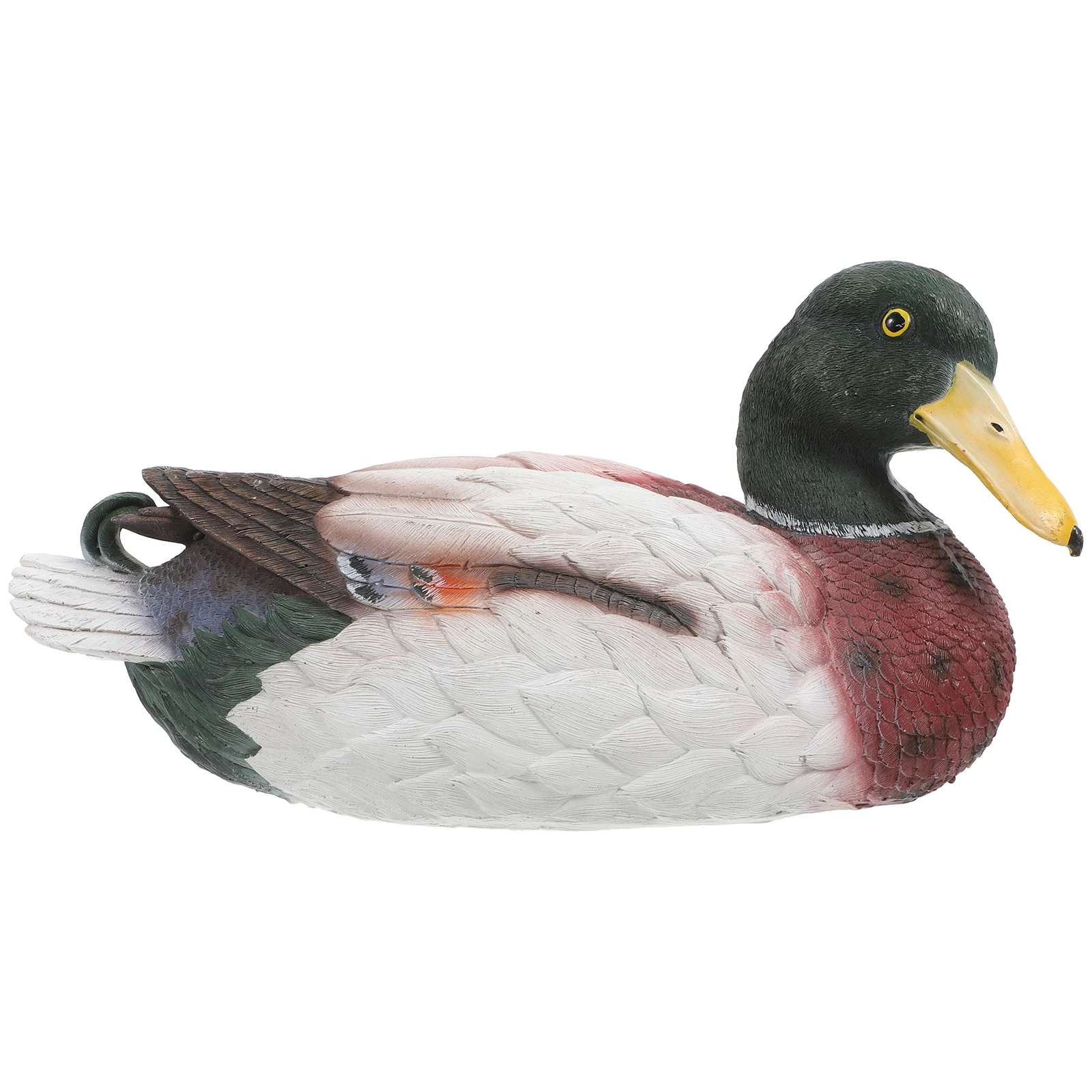 

1Pc Realistic Floating Duck Decor Resin Garden Ornament For Ponds And Water Features Outdoor Lawn Decoration