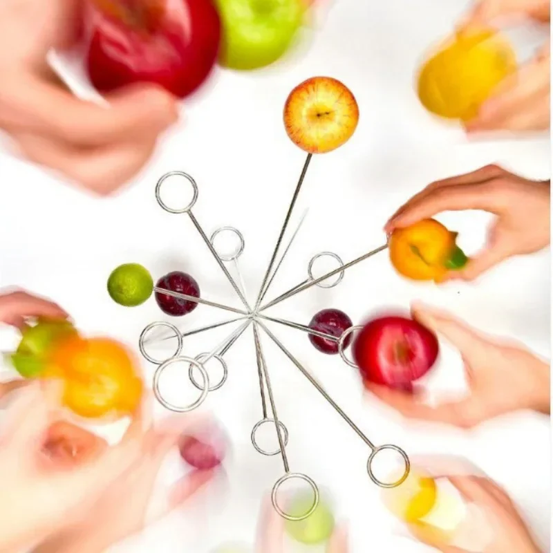 Fruit Apples Crisp Tender Citrus Fruits Desktop Storage Rack Stand Black Iron Cotton Candy Stand Decorative Sturdy Food Organize