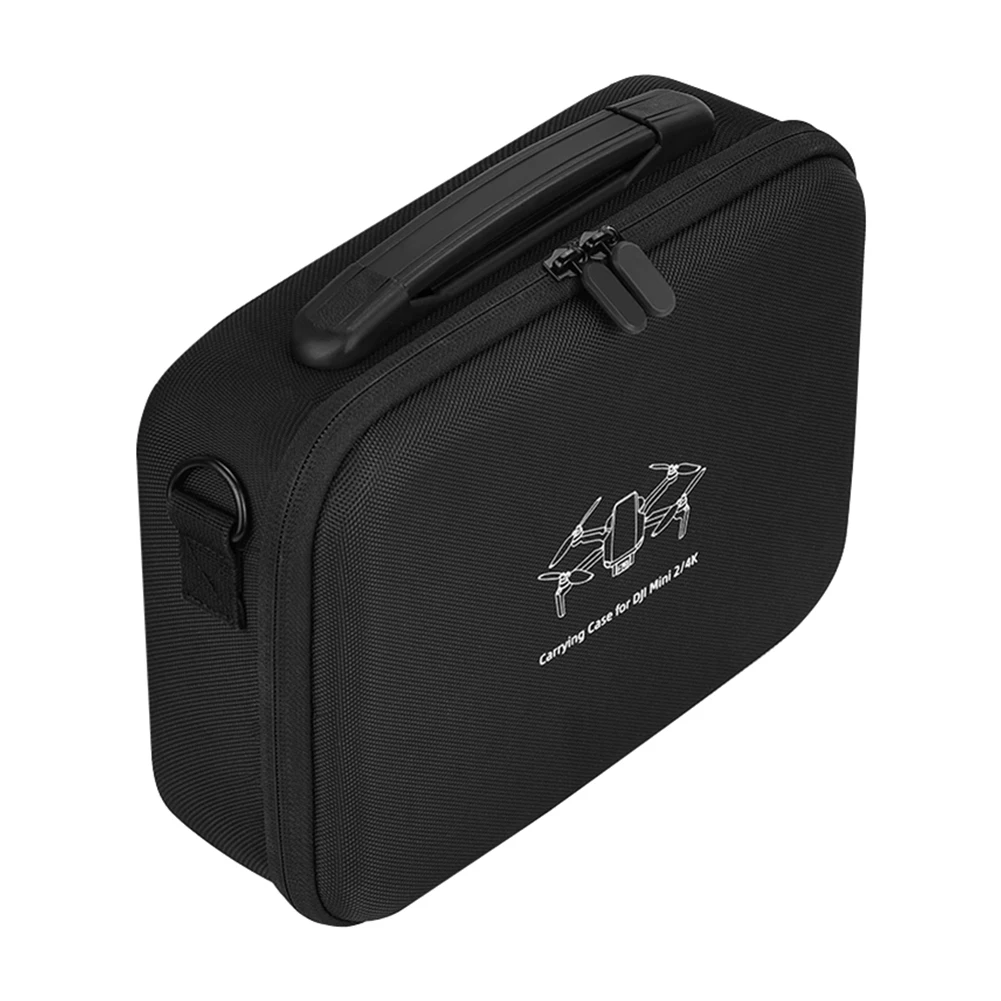 حقيبة حمل محمولة حقيبة سفر واقية مضادة للصدمات مع حزام كتف حقيبة سفر محمولة لـ DJI Mini 4K/Mini 2 SE/Mini 2