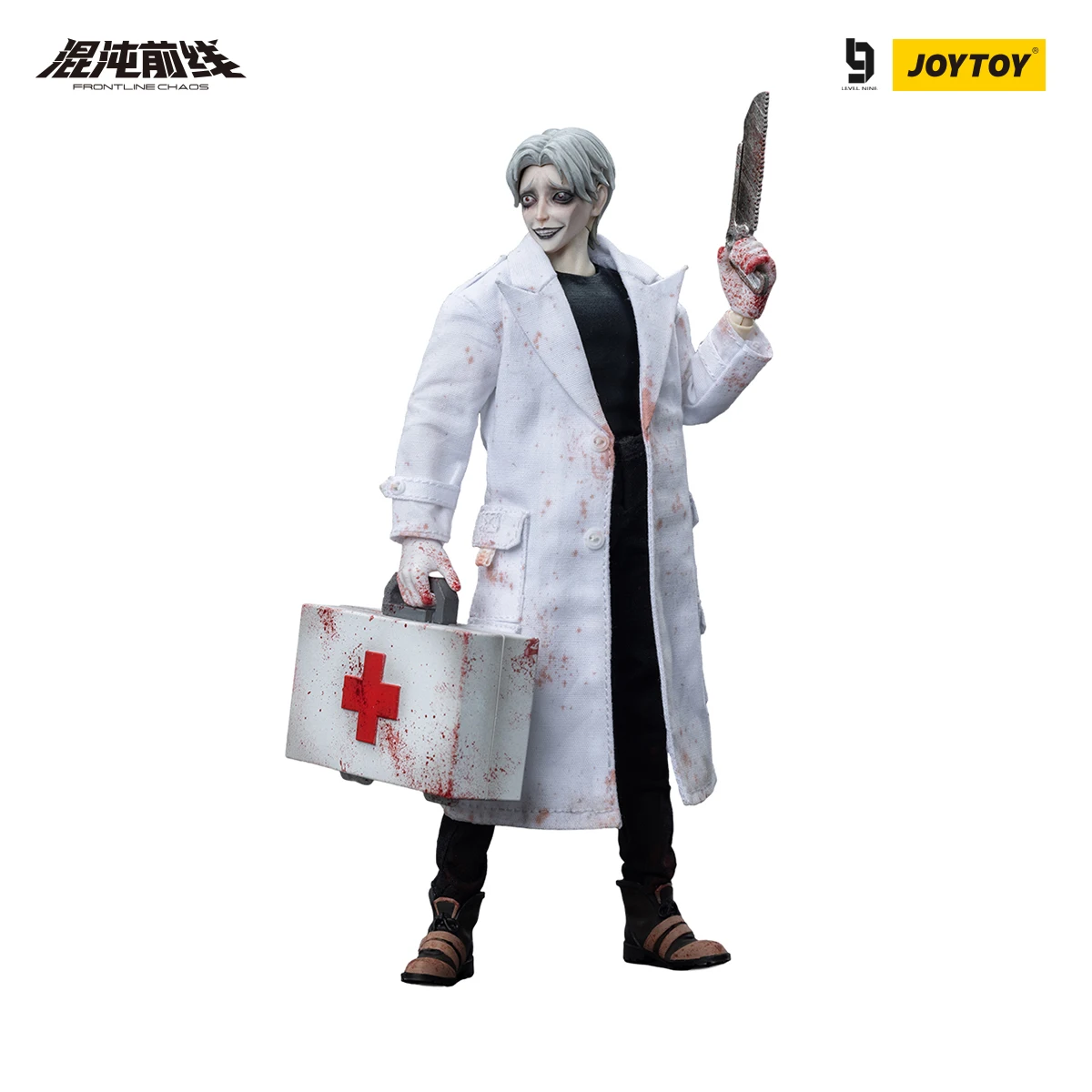 [AUF LAGER] JOYTOY LEVEL NINE 1/18 Actionfigur FRONTLINE CHAOS DR.WHITE Anime Militärmodell