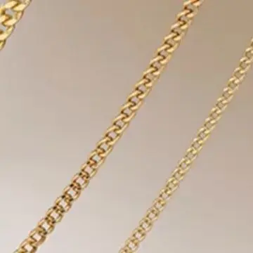 

14K Gold-wrapped Encrypted Side Chain Loose Chain Fringed Chain DIY Necklace Bracelet Tail Chain Jewelry Accessories Material