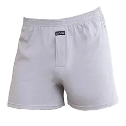 1 Article Asian Size Men's Hidden Button Boxers With Soft And Comfortable Cotton Material, Perfect For Sport And Homewear