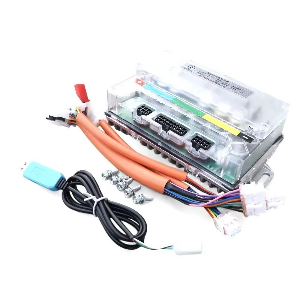 

New VOTOL Electric Scooter Electric Motorcycle DC Motor Sine Wave 7280S Motor Controller 72V 80A Silent Self-Learning USB Cable