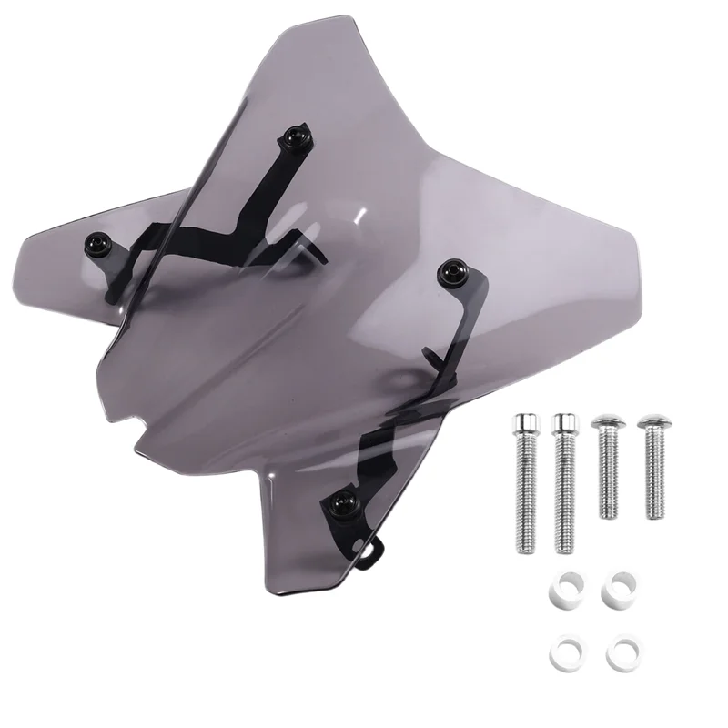 

A80X-Kit Motorcycle Accessories Sport Windshield Windscreen Visor Viser For 125 Duke 390Duke 125 DUKE 390DUKE 2024 Smoke Gray
