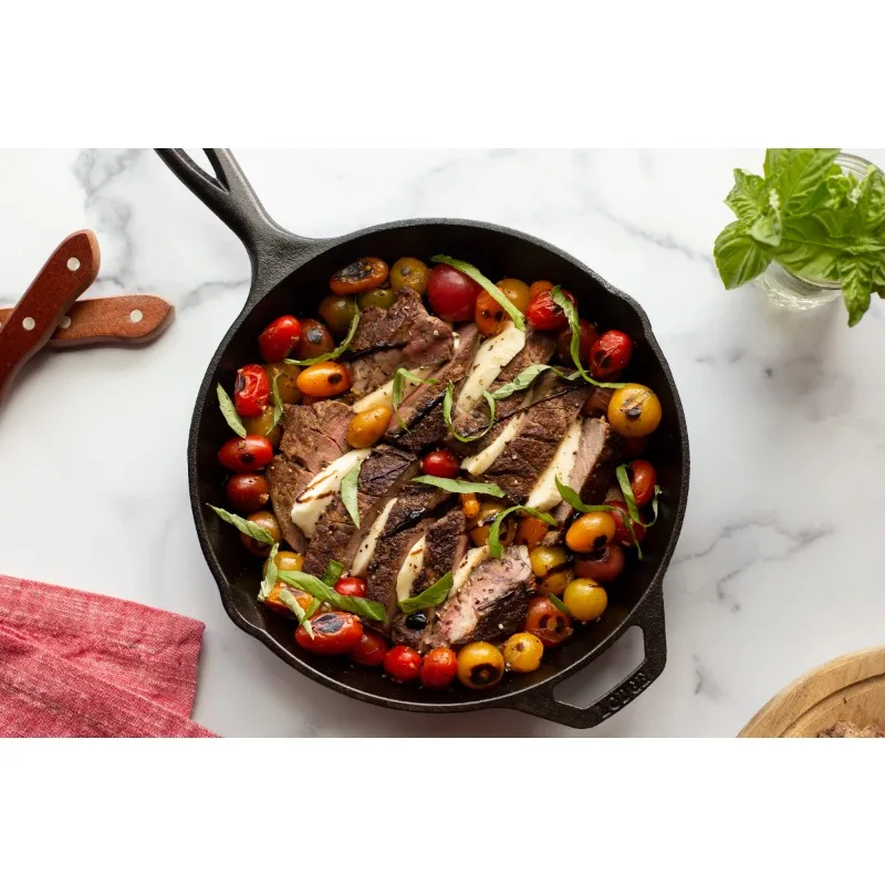 Frigideira temperada em ferro fundido de 10,25"