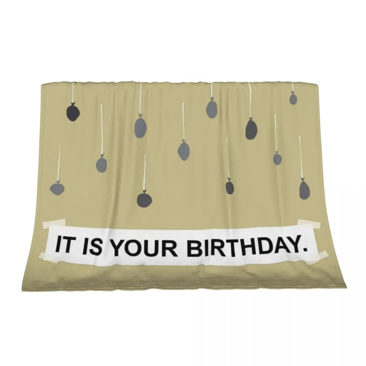 

The Office - It Is Your Birthday. Throw Blanket Multi-Purpose Thermals For Travel Comforter Blankets