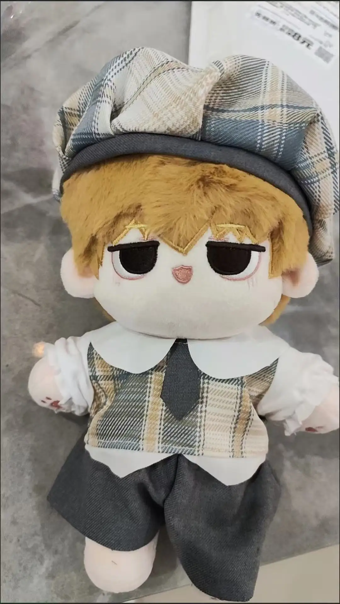 Recheado 20cm jogo anime mob psico 100: reigen arataka figura de ação corpo boneca de pelúcia brinquedo macio vestir-se algodão presente do miúdo