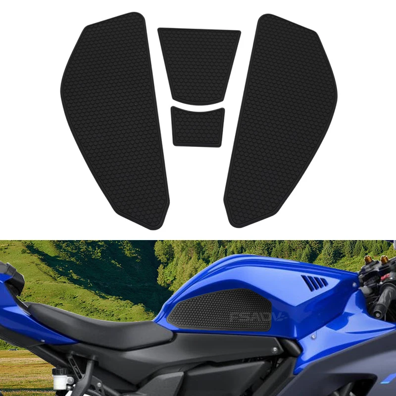 

For Yamaha YZF R7 YZF-R7 Fuel Tank Protection YZFR7 R7 2021 2022 2023 2024 Anti Slip Protector Stickers Knee Grip Side Decals