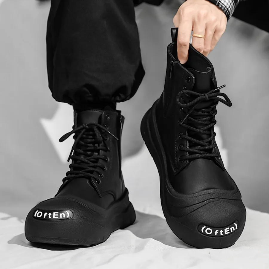 

Men's Boots Autumn and Winter Soft-sole Non-slip Casual Boots Fashion Joker Outdoor Boots Youth Comfort Plus Size Tooling Boots