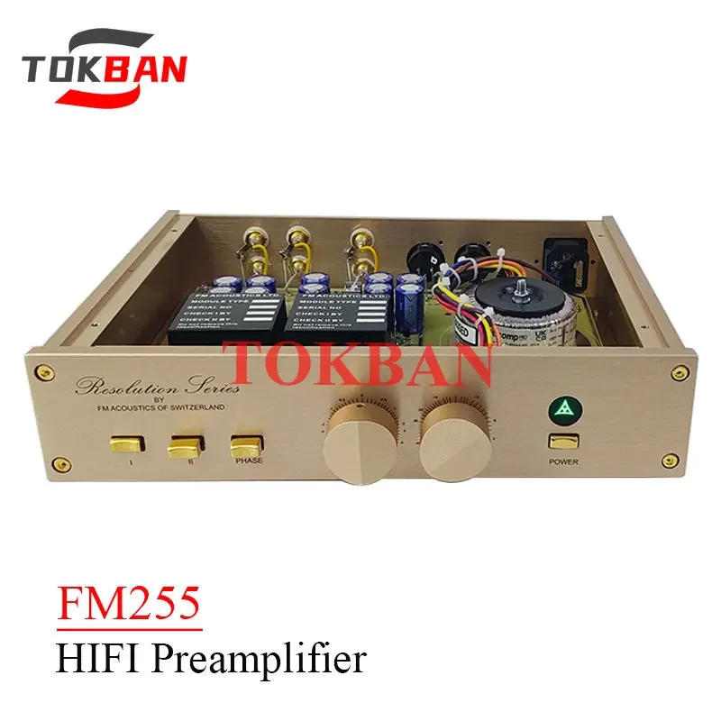 Tokban Reference FM255 Preamplifier Class A Preamp RCA Balanced XLR HIFI Preamplifier for Amplifier Audio