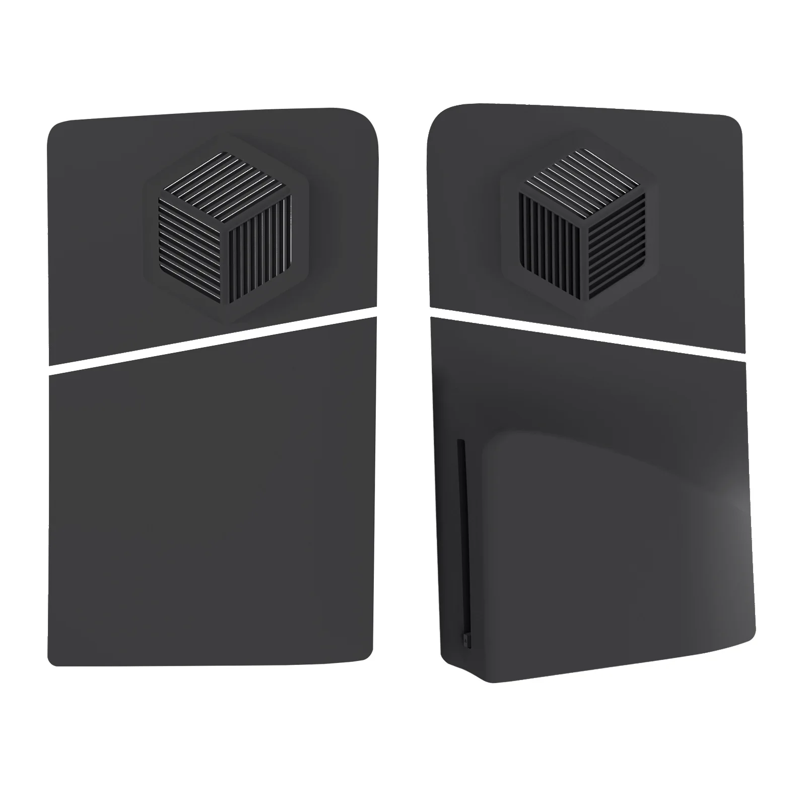 Сменный корпус для тонкой консоли PS5, разделенный дизайн, охлаждающий защитный чехол, лицевая панель, многоцветный вариант