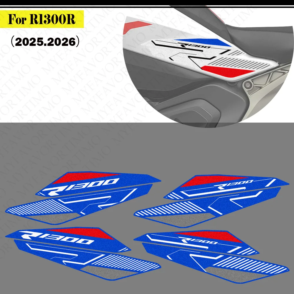 Motorcycle For R1300R R 1300 R R1300 Tank Pad TankPad Cap Grips Gas Fuel Knee Protector Stickers Decals 2025 2026
