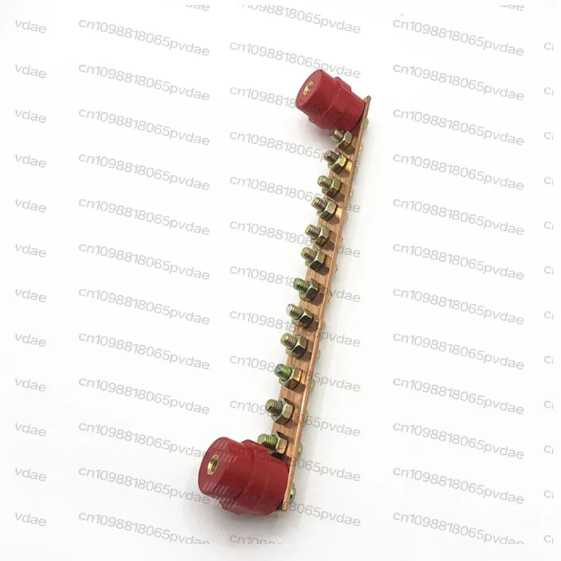 1pcs 3*20*220mm Zero ground row copper row Machine room grounding copper Ground terminal