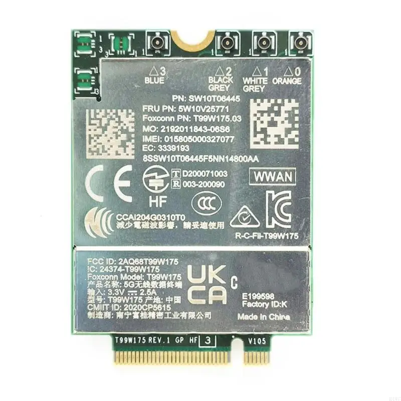 

PCIE M.2 SLOT T99W175 4G WWAN MODULE CARD Номер FRU: 5W10V25771
