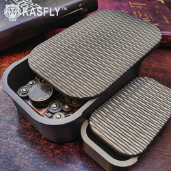 KASFLY Aluminum Alloy Anti-pressure Sealed Cigarette Case Outdoor Play Box EDC Storage Box