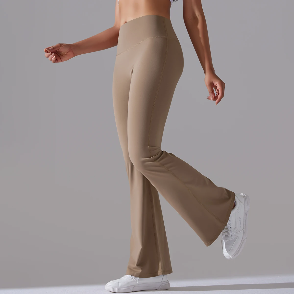 Flare Leggings Yoga Hosen Frauen Schlaghosen Yoga Hosen Hohe Taille Gym Fitness Hosen Stretch Täglichen Tanz Workout Leggings – Detail 13