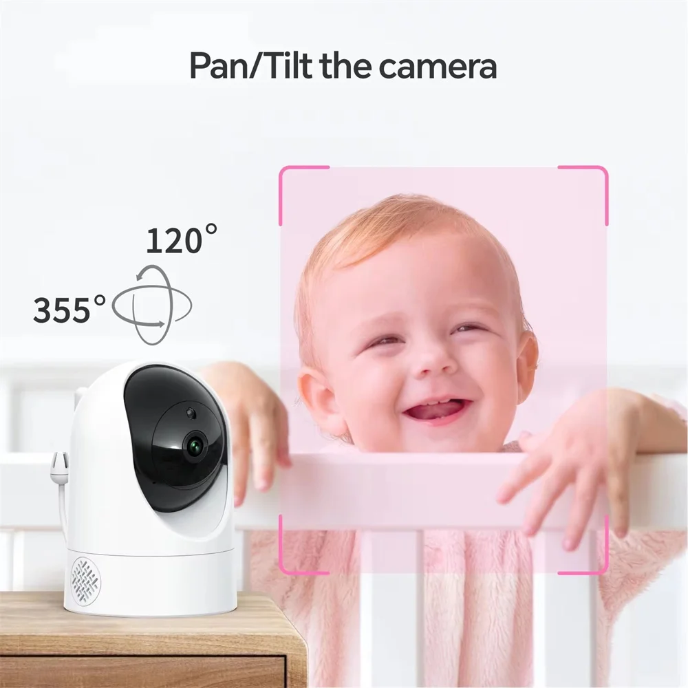 5inch 720P Digital Video Baby  With Camera Crying Detection New Baby Audio Camera BabyPhone