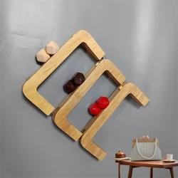 20 Cm Candy Solid Wood High Quality Candy Wooden Purse Frame Obag Handbag Accessories Diy Purse Hanger Guangzhou Purse Frames