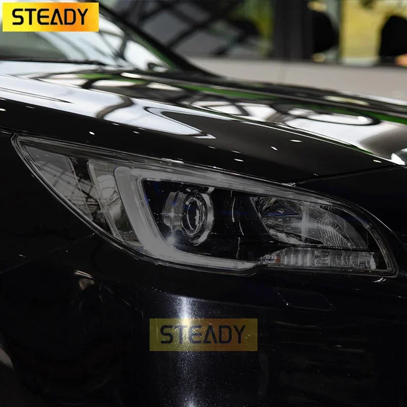 

Защитная пленка для автомобильных фар, Прозрачная черная наклейка из ТПУ для восстановления фар, аксессуары для Subaru Legacy 2014-2017, 2 шт.