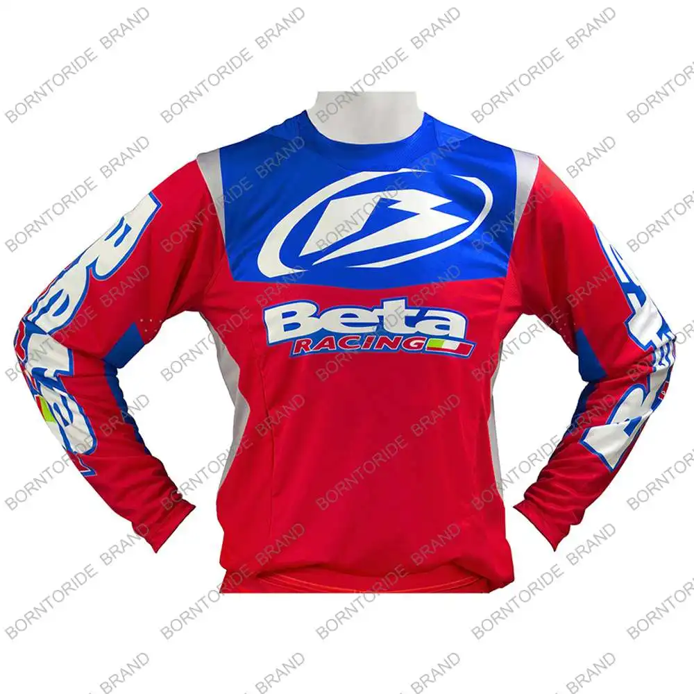 Motocicleta dos homens Jersey, Downhill Jerseys, Corrida Beta, Mountain Bike, BTT Camisas, Offroad DH Motocross Sportwear