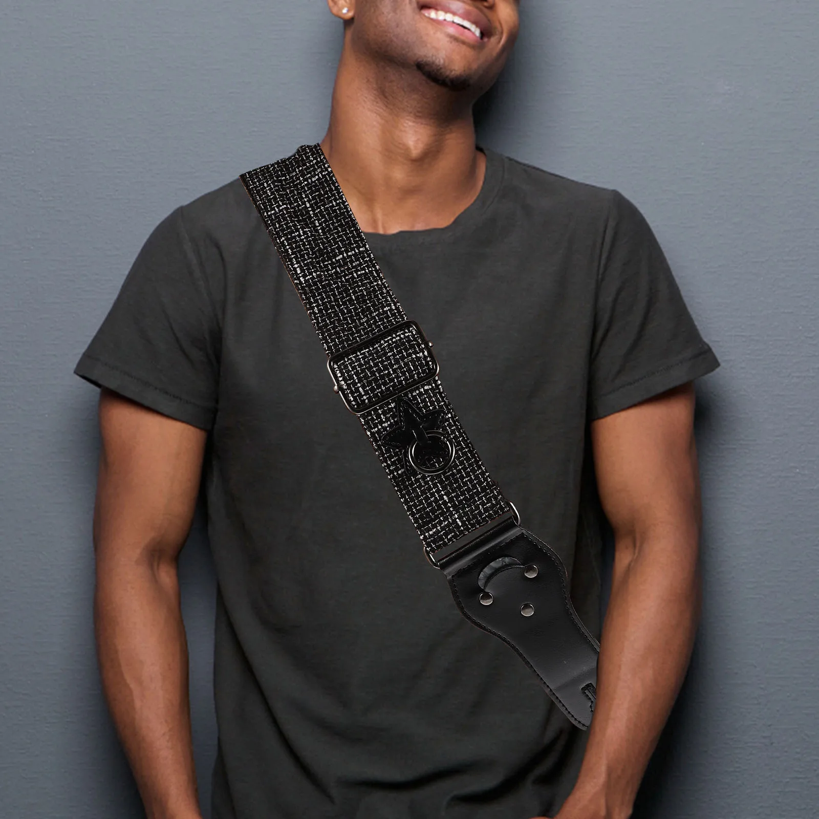 

Strap Guitar Adjustable Shoulder Belt Straps Bass Electric Replace for Acoustic Wide