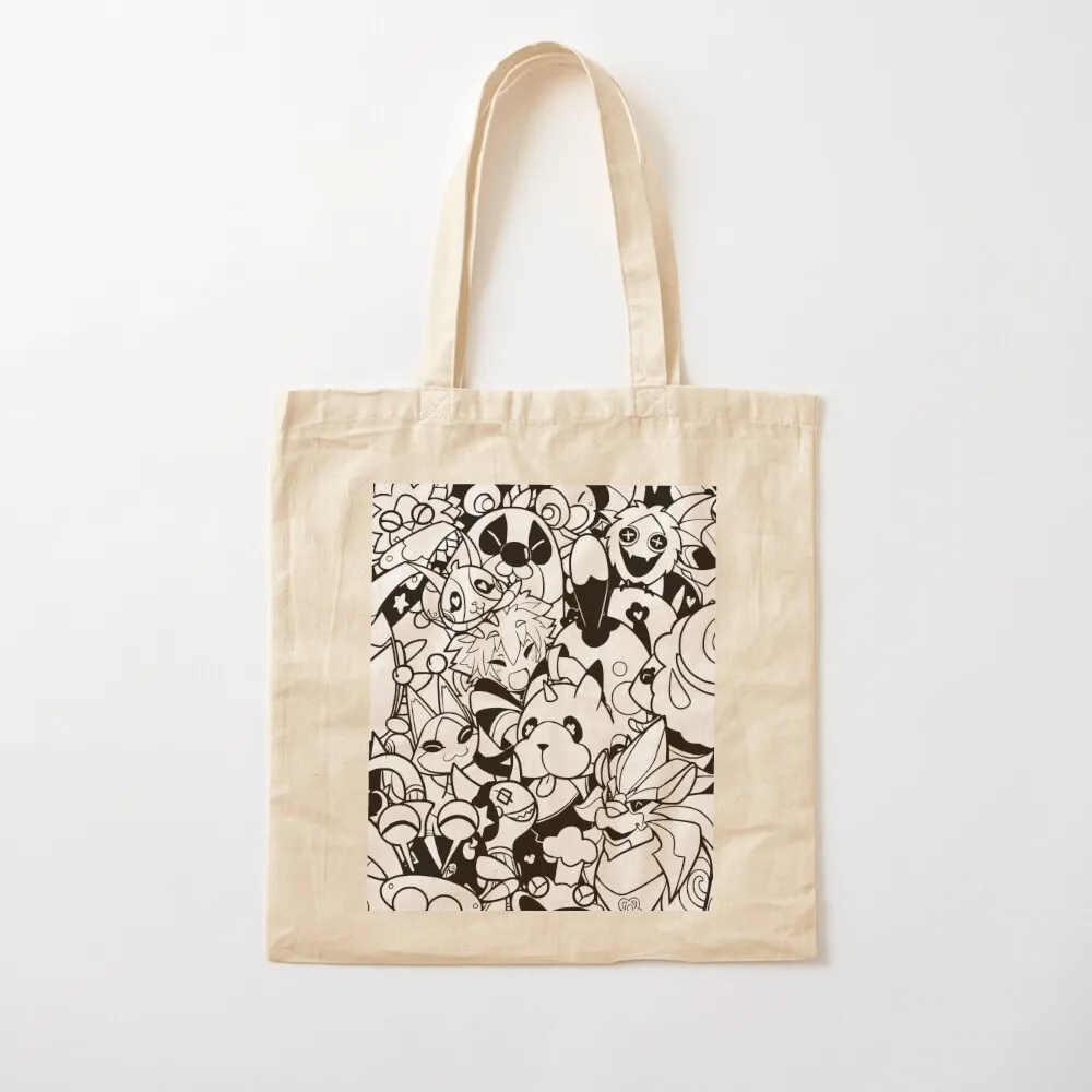 Inked Cuddles Tote Bag Women's tote bag shopping trolley bag Customizable tote
