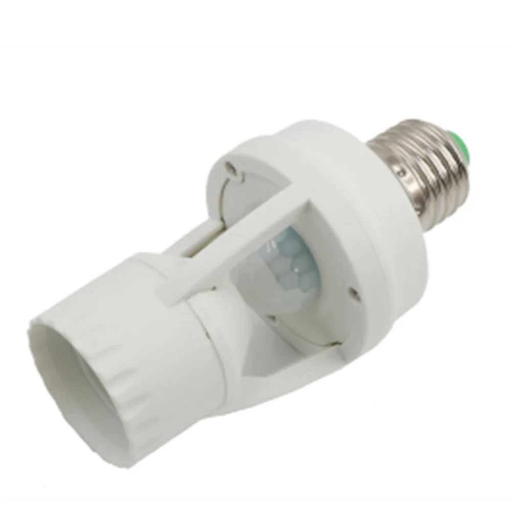 Convertitore presa 1-4Pc AC100-240V E27 con sensore di movimento PIR fiala LED E27 Base lampada interruttore intelligente portalampada lampadina