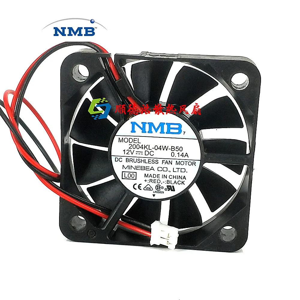 Nuova ventola di raffreddamento silenziosa ultrasottile NMB 2004KL-04W-B50 12V 0.14A 5CM 5010