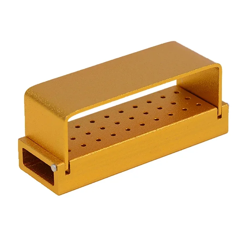 

Dental Disinfection Box Autoclave Sterilizer Case Burs Endo Files Holder For Burs Dentist Instrument Tools Lab Aluminum