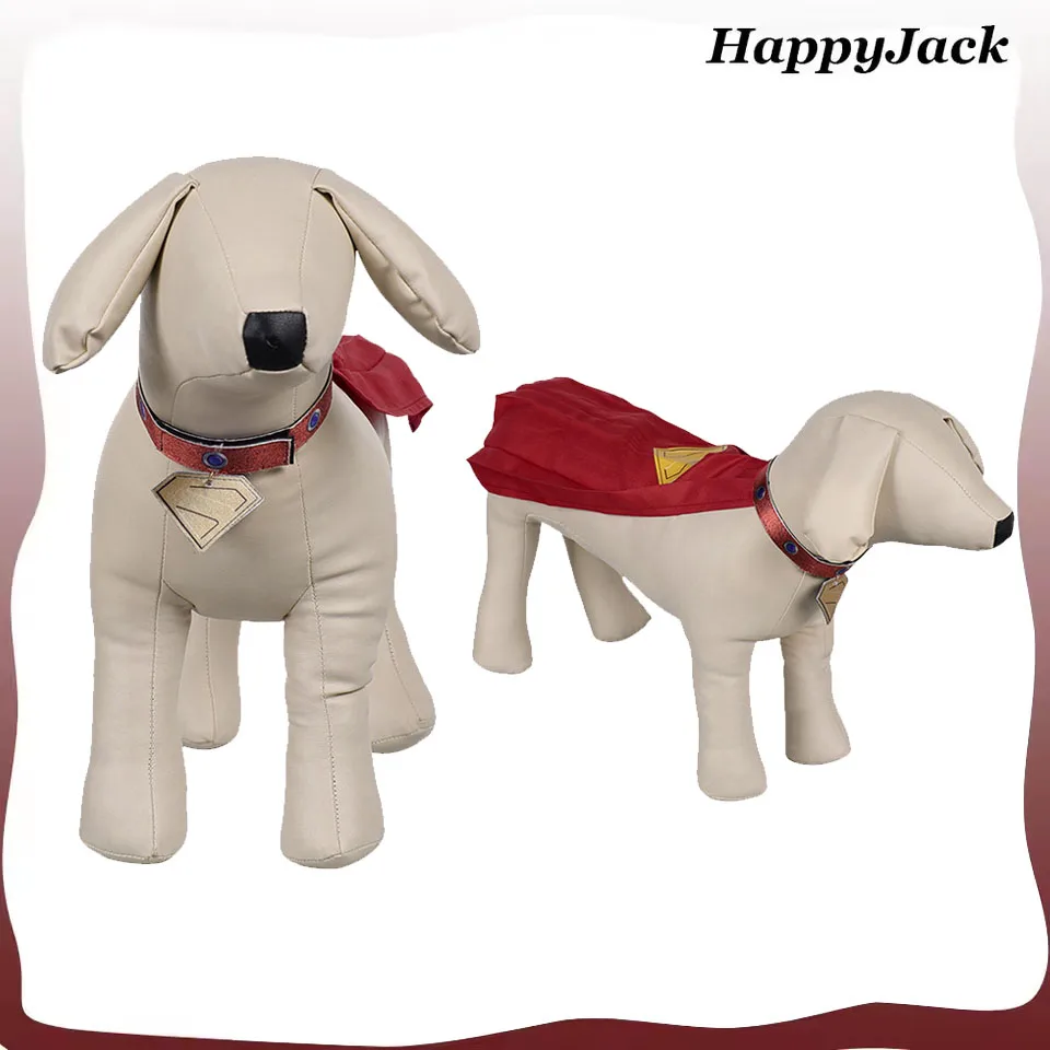 

Clothes Clark Cosplay Kent Pet Dog Costume Fantasia Puppy Red Cloak Cape Halloween Carnival Party Disguise Clothing Suit