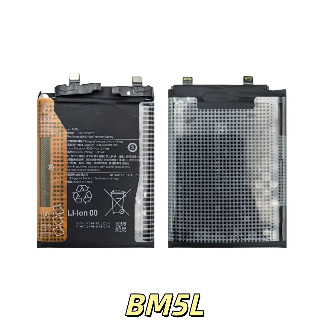 High Quality For Xiaomi Redmi K60 Pro K60Pro BM5L 5000mah Replacement Mobile Phone Battery Fast Shipping+Tools